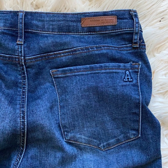Articles of Society skinny medium blue high rise waisted jeans - Picture 8 of 8